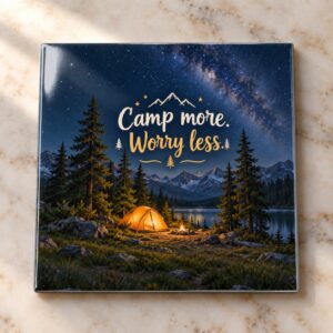 Camping Reset Magnet Magnet