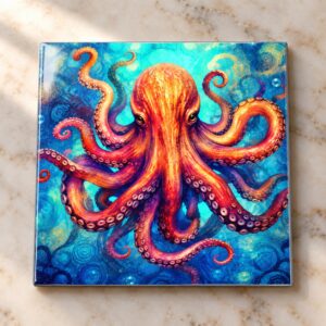 Colorful Ocean Octopus Magnet