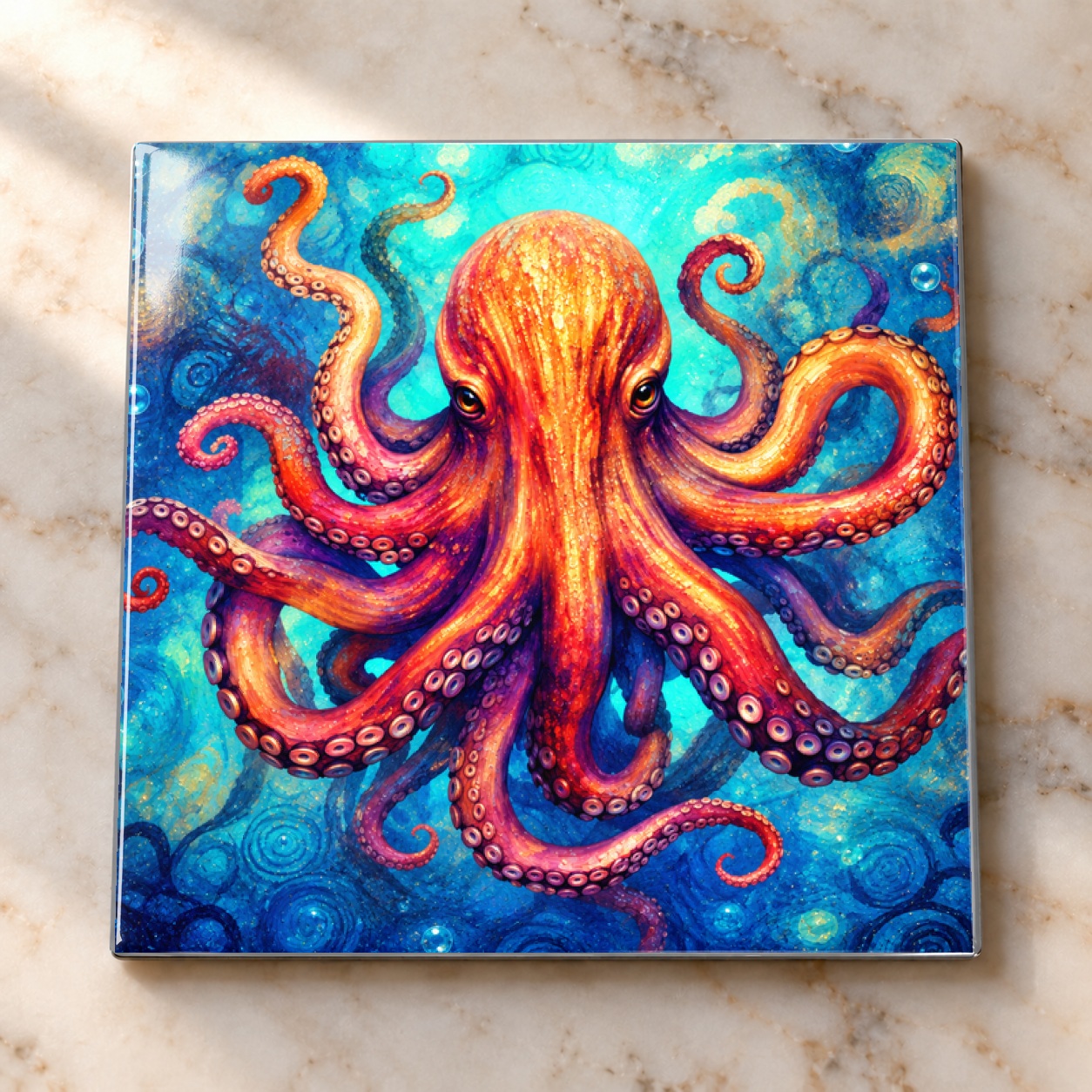 Colorful Ocean Octopus Magnet