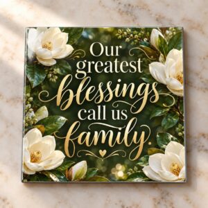 Family Blessings Family Sentiment Magnet Magnet