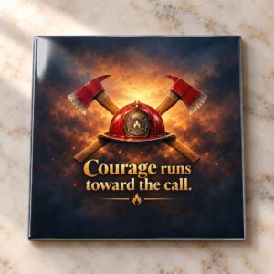 Firefighter Courage Magnet Magnet
