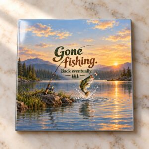 Fishing Therapy Magnet Magnet