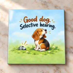 Good Dog Bad Listener Magnet Magnet