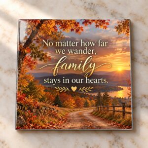 Home in Our Hearts Family Sentiment Magnet Magnet