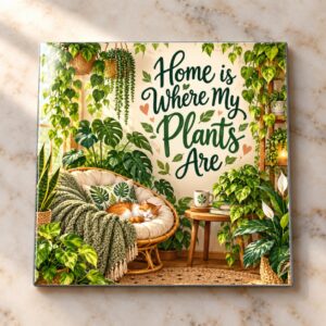 Home Is Where My Plants Are Magnet