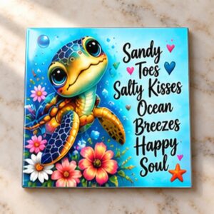 Sandy Toes Salty Kisses Magnet