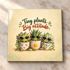 Succulent Attitude Magnet Magnet