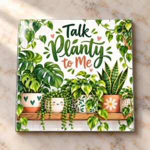 Talk Planty to Me Magnet