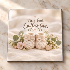 Tiny Feet Big Love Magnet Magnet